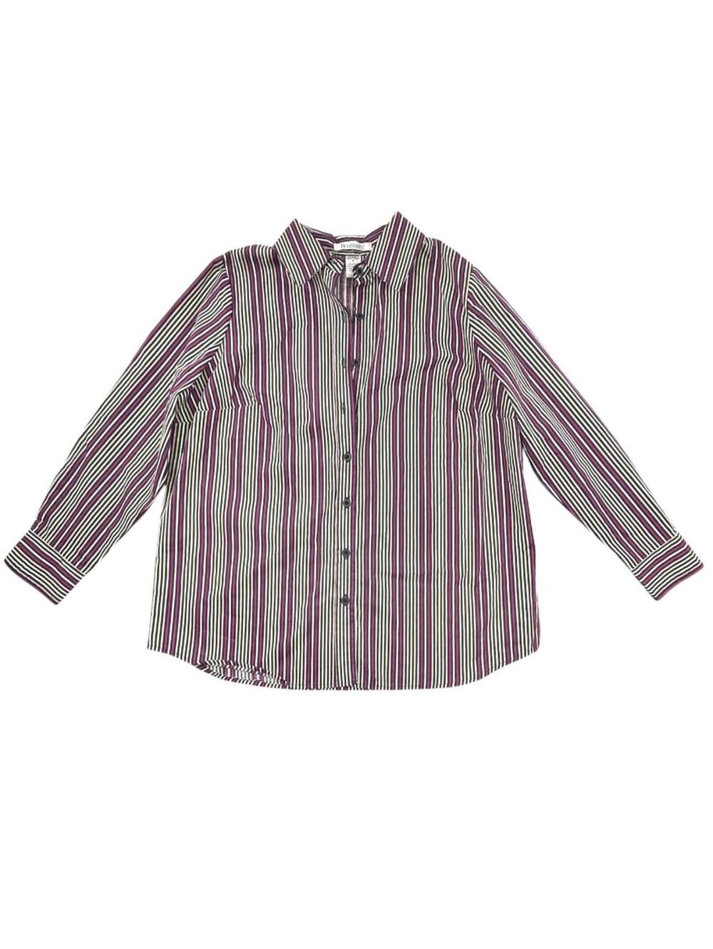 Vintage Roaman's Striped Button Up Shirt